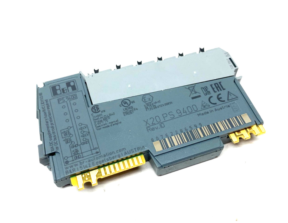 B&R Automation X20PS9400 Bus Controller Supply Module, Internal I/O, X2X Link