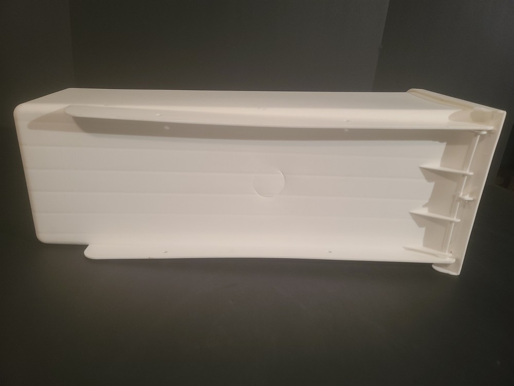 NEW Architectural Mailboxes Parsons White Medium Plastic Post Mount Mailbox