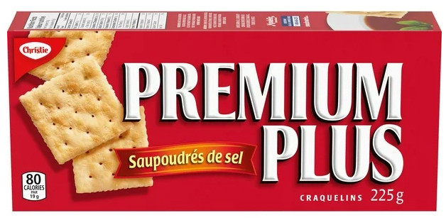 Premium Plus Salted Tops Crackers, 225g (4 Pack)