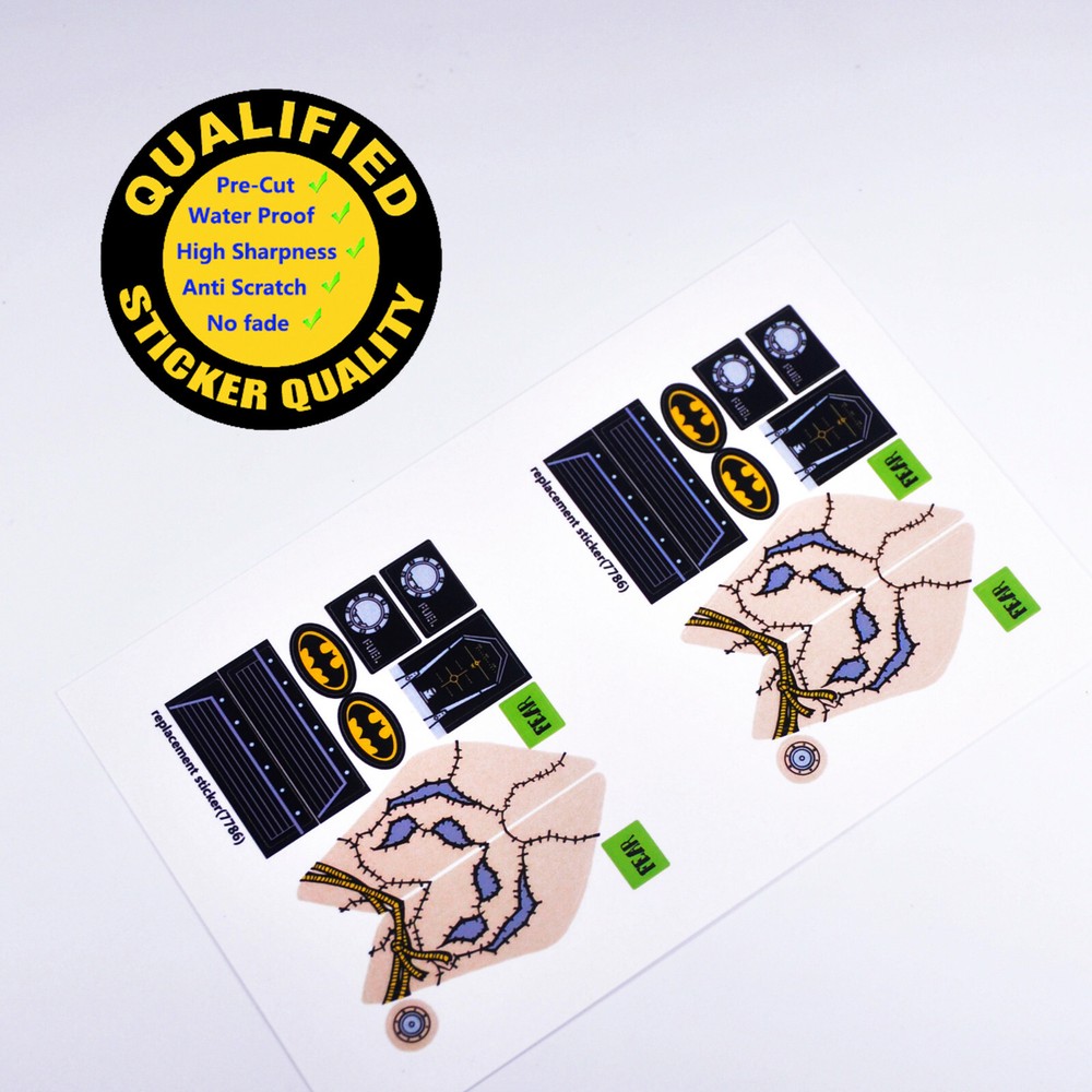 Replacement sticker Compatible with Set 7786, sticker*2 only.