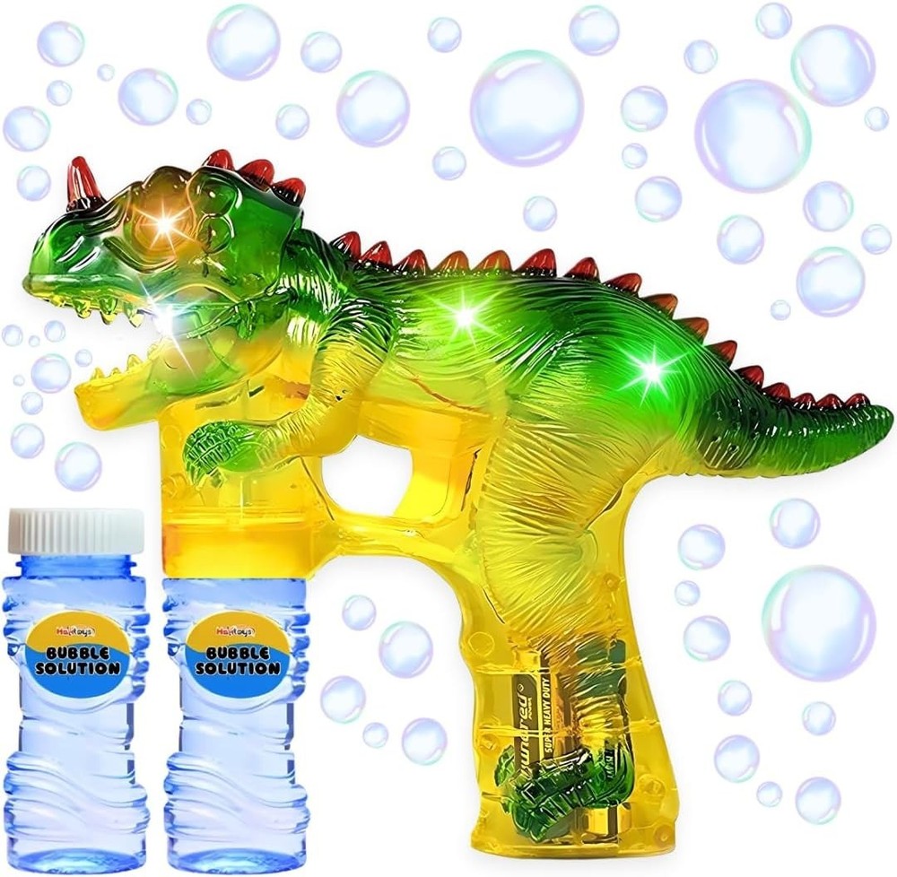 Delightful Dinosaur Bubble Gun - Engaging Automatic Blower for Creative Play