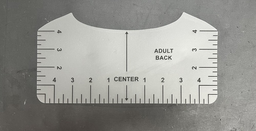 Tshirt Ruler Guide Tool Acrylic Tshirt Measurement Ruler for Heat Press