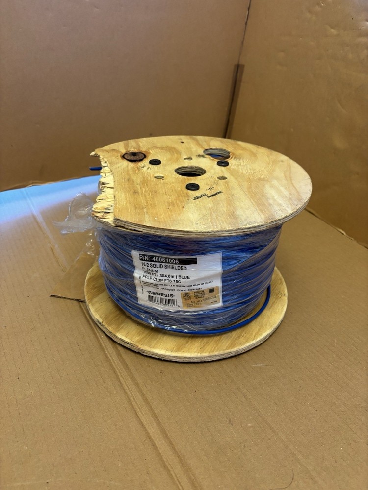 Honeywell Genesis 46061006 Solid Shielded 16/2 Plenum WIre 1000’ See Description