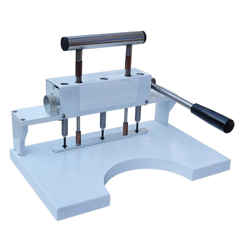 Three-hole Punch and Stapler with 80mm Hole Spacing for Single-line Binding