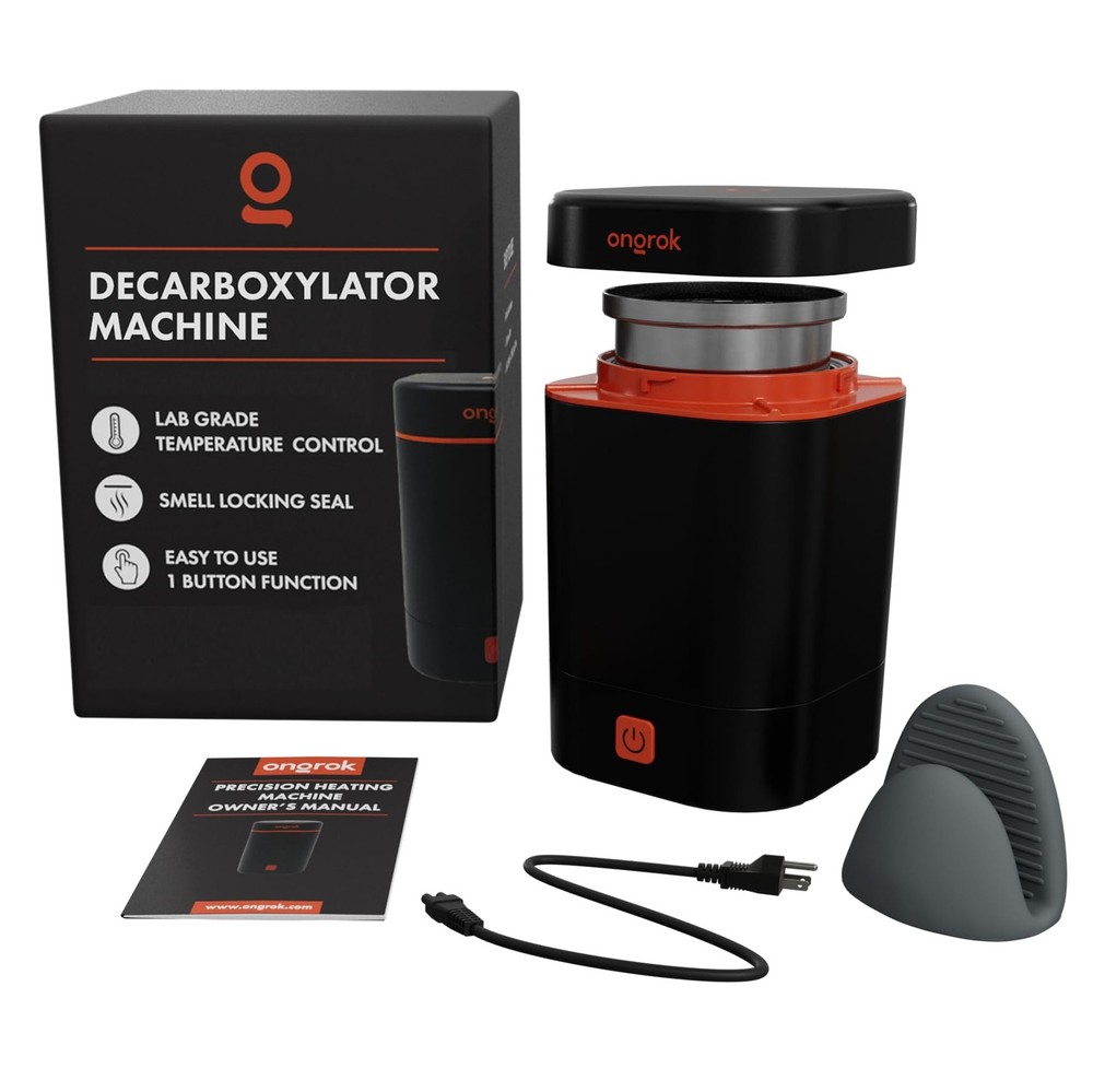 ONGROK Decarboxylator Machine for, Easy to Use and Beginner Friendly, black