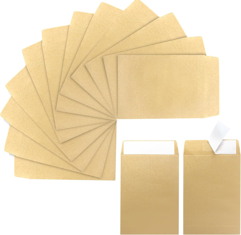 100 Pack Small Seed Saving Envelopes Bulk Blank Paper Coin Packets 3.23"×4.53"