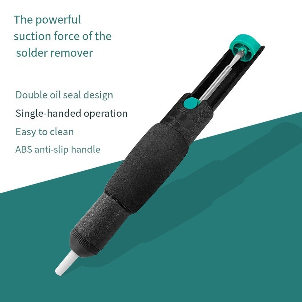 Powerful Welding Desoldering Pump with Antiskid Handle for Electronics