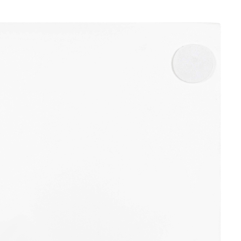 Lipton Modern Rectangular Tray, 16.5 x 12.25, White and Silver, Decorative Ac...