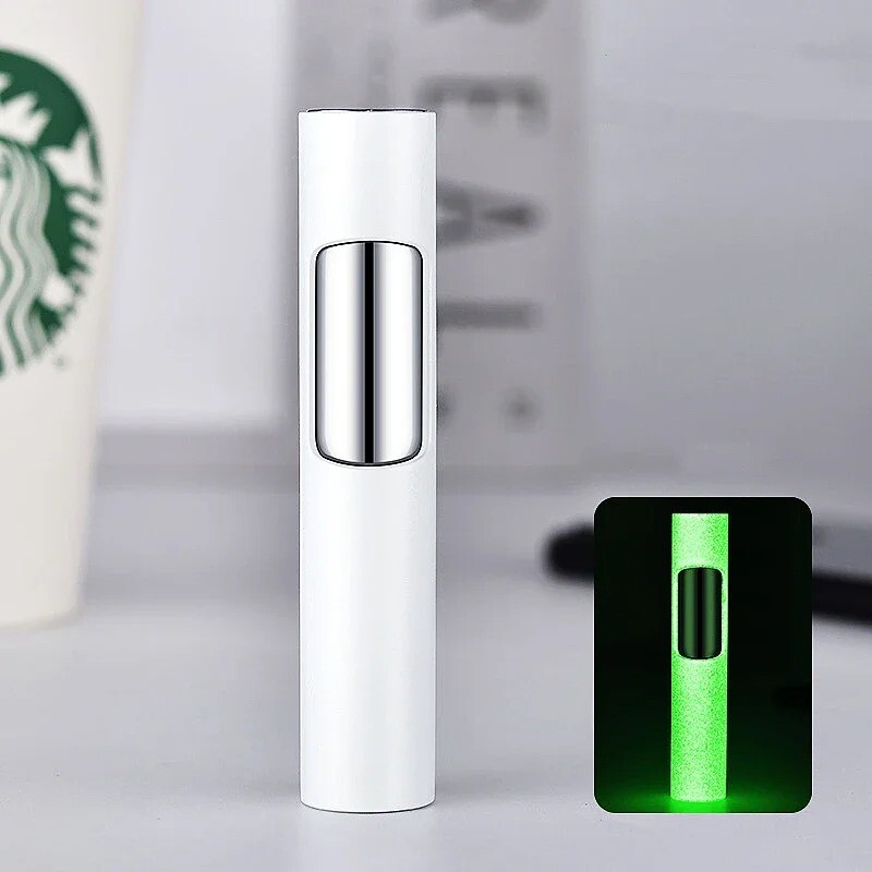 Cigarette Lighter Torch Flame Cigar Glowing Dark Jet Windproof Refillable Butane