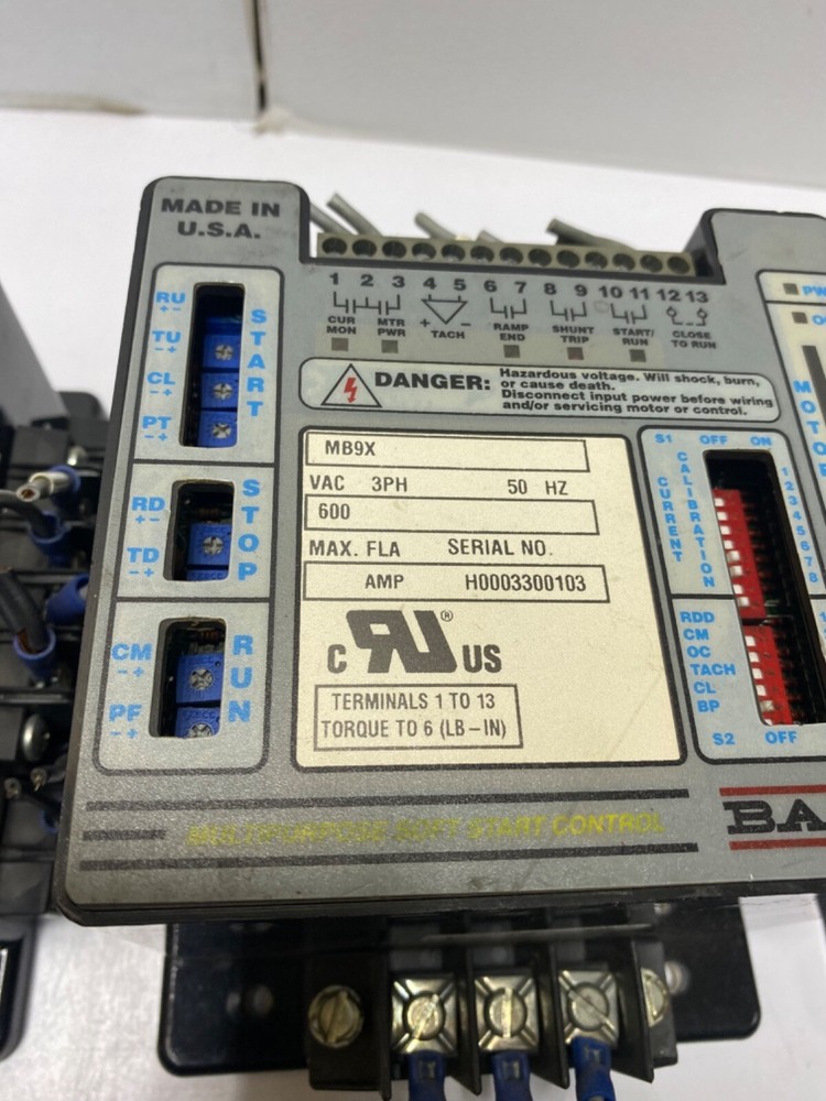 BALDOR Industrial Solid State Motor Control Soft Start MB9X