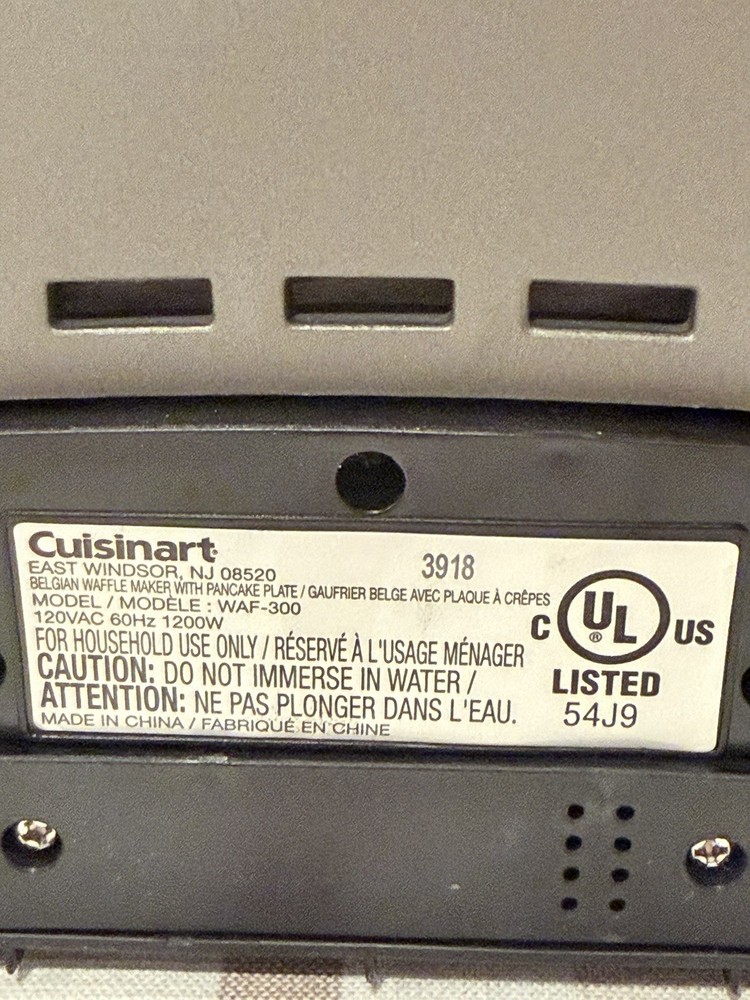 Cuisinart WAF-300 Belgian Waffle Maker