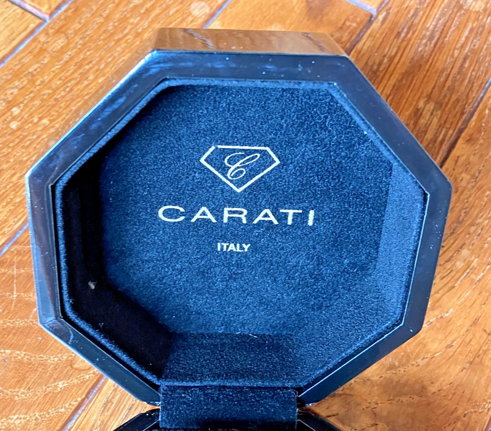 Authentic CARATI Empty Watch Box Good Condition #V57