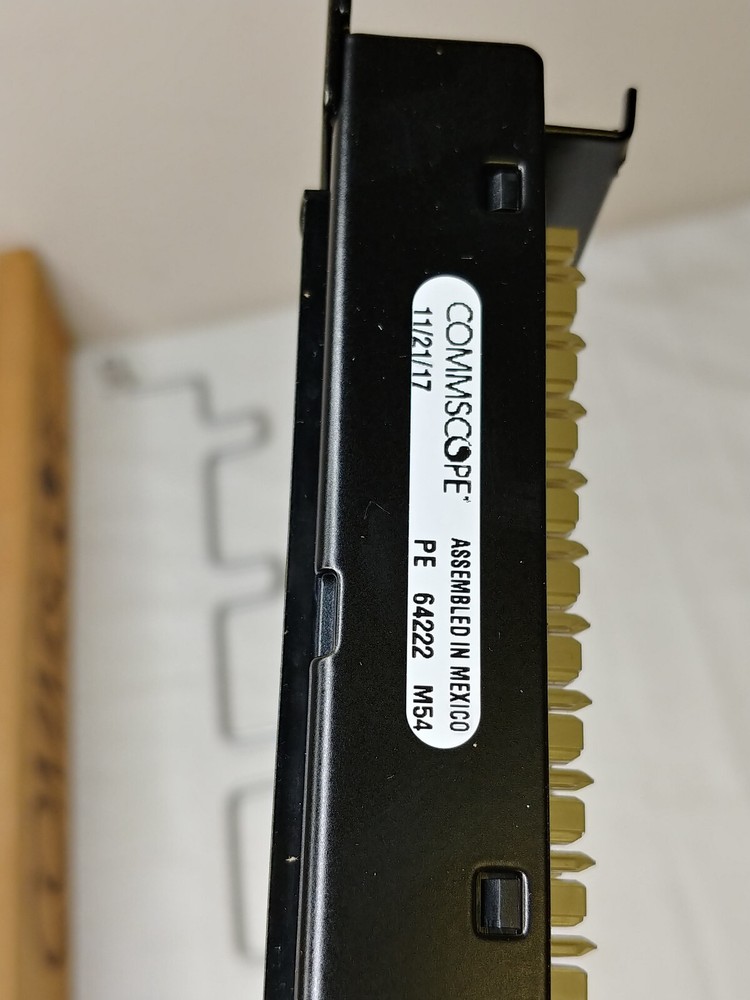 COMMSCOPE CPP-5E-DM-1U-24 CAT 5E 24-PORT PATCH PANEL NEW OPEN
