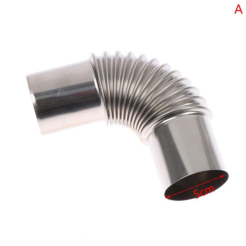 Windproof Cap Stainless Steel 90Degree Elbow Chimney Liner Bend 90° Pipe^