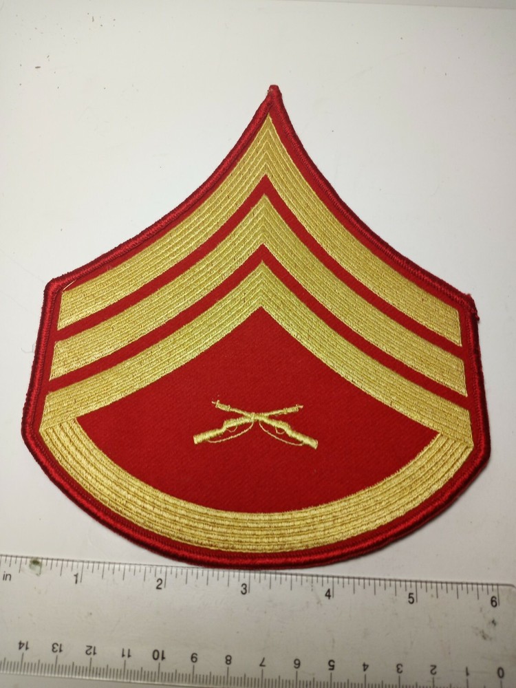 USMC Gunnery Sergeant Female Uniform Patch 6x 7