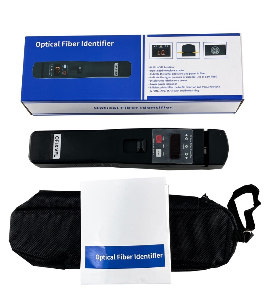 Optical Fiber Identifier with Signal Direction Range (dB) -30dB VFL Function