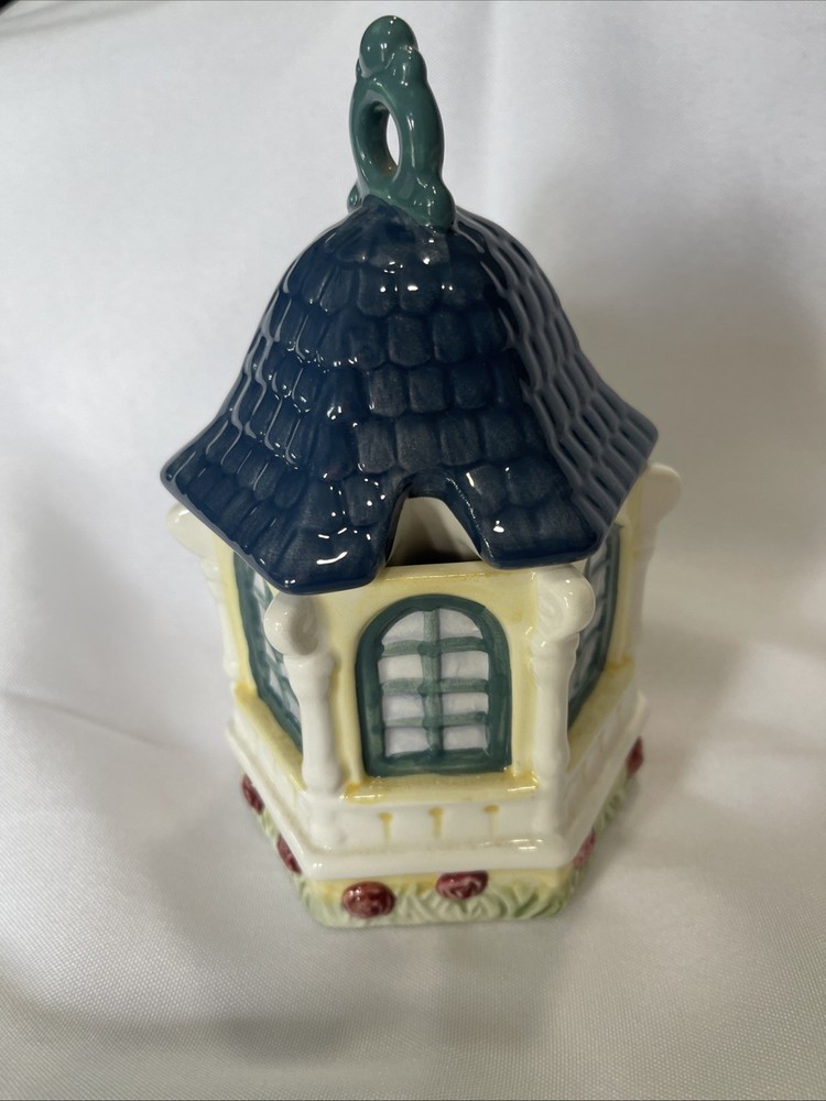 Cracker Barrel Sugar/Lid Gazebo Ceramic