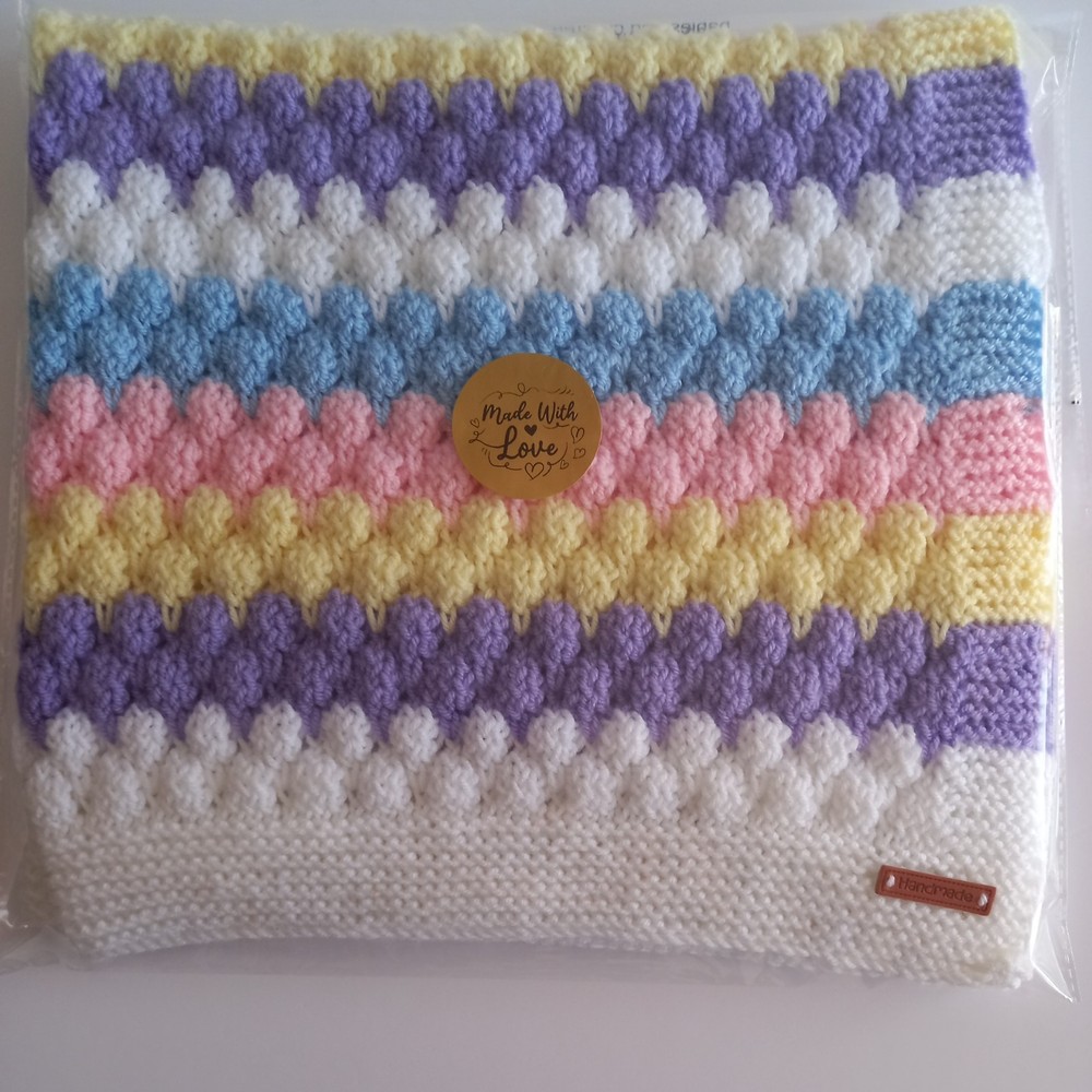 Hand Knitted Baby Blanket