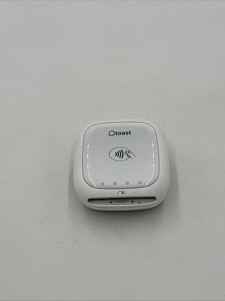 Toast TD200W Flex Payment Device Tap Card Reader White Powers On