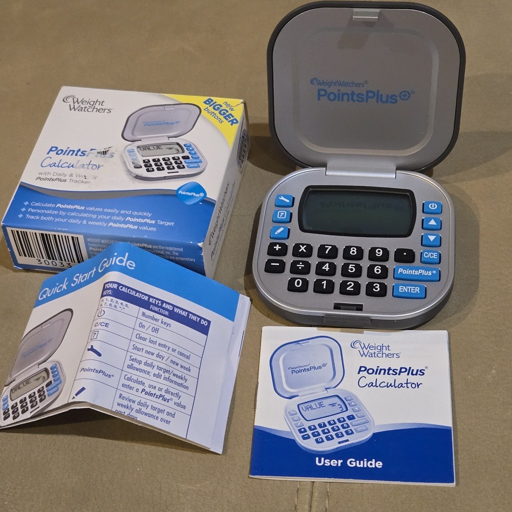 Weight Watchers Points Plus Calculator w/Daily, Weekly PointsPlus Tracker NAC 5A