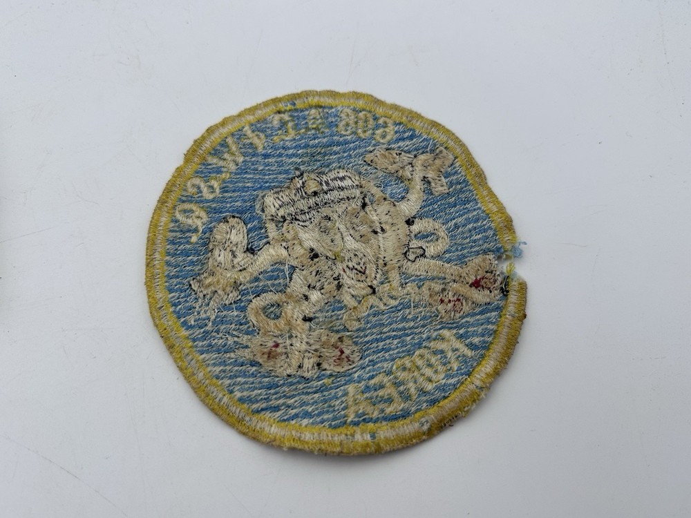 USAF 606th Aircraft Control & Warning Squadron Korea Patch And Cigarette Case