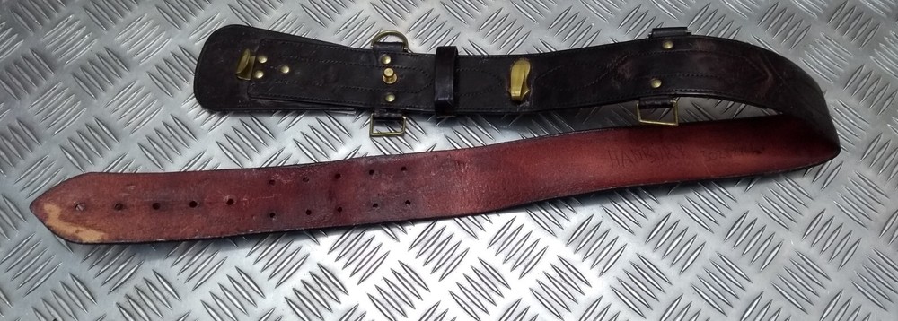 British Sam Browne Belt No Buckle / Shoulder Strap Size 3