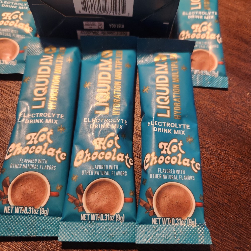 Liquid IV Hydration Multiplier Holiday Hot Chocolate 5 Ct Electrolyte Packets