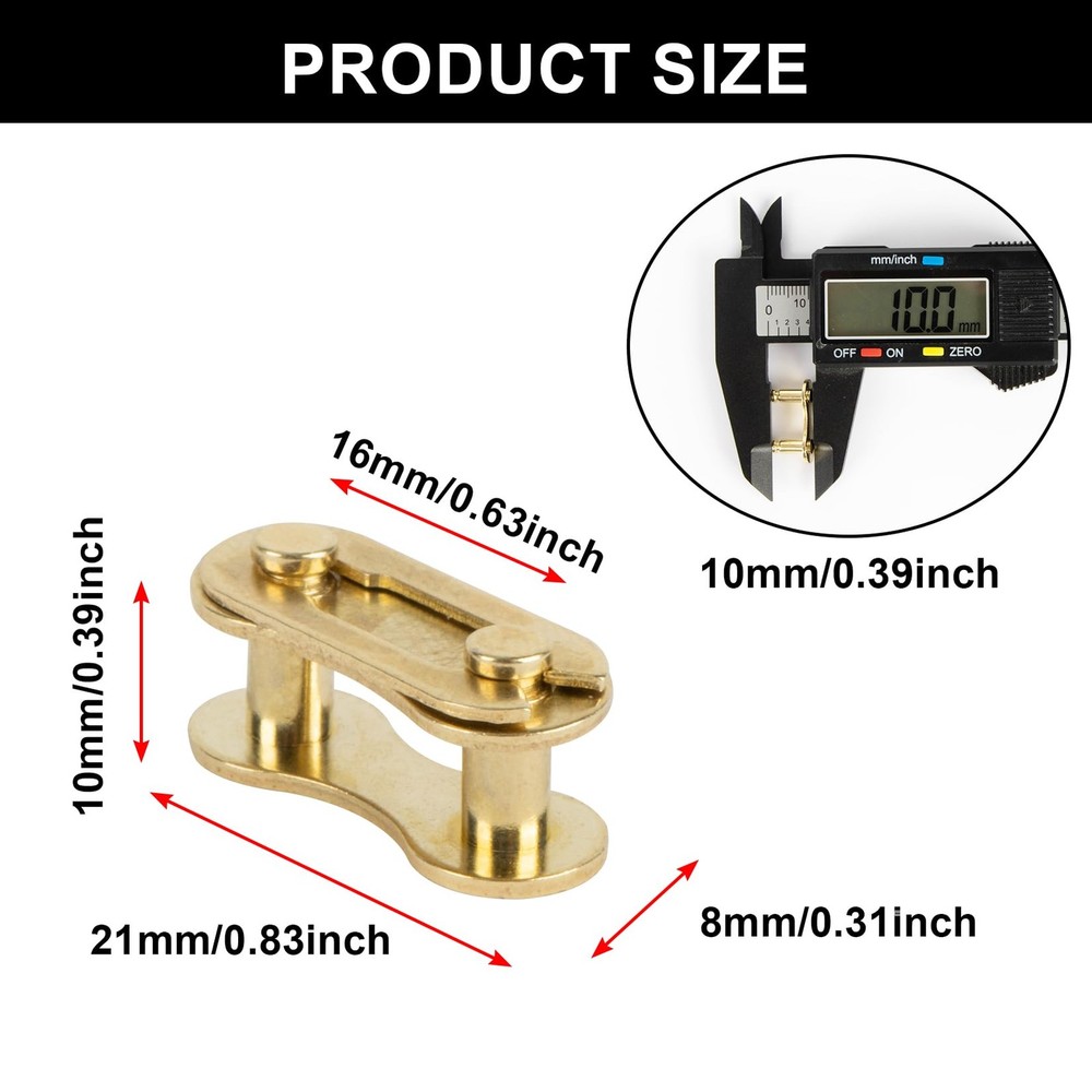 Bike Chain Master Link Single Speed Bicycle Chain Link Missing Link Connecto...