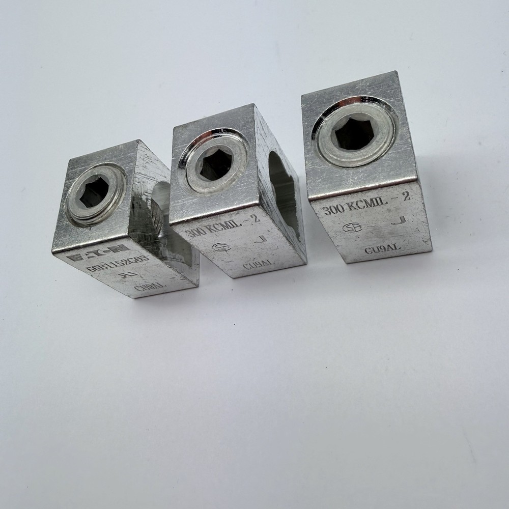 3-Pack Mechanical Lug Assembly 300 KCMIL-2, CU9AL