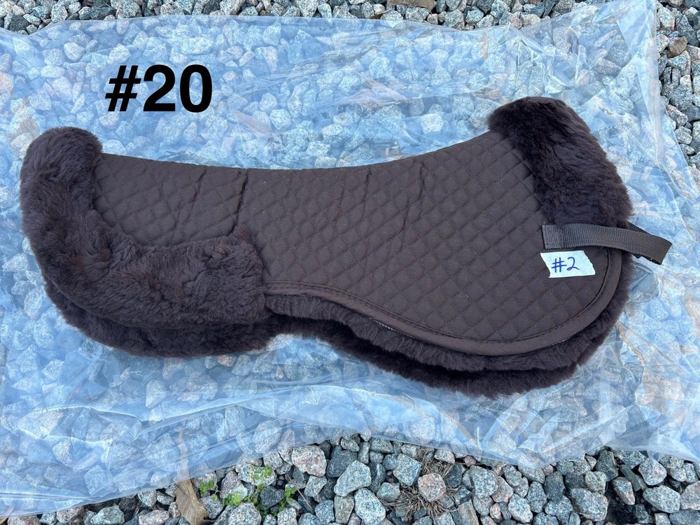 New Brown Rambo Half Pad - 100% Lambskin