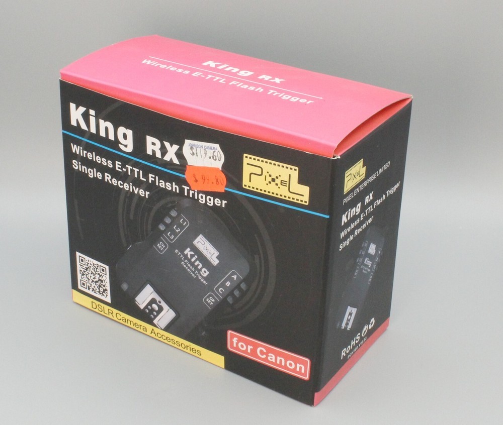 Pixel King RX Wireless E-TTL Flash Trigger Single Receiver (7323)