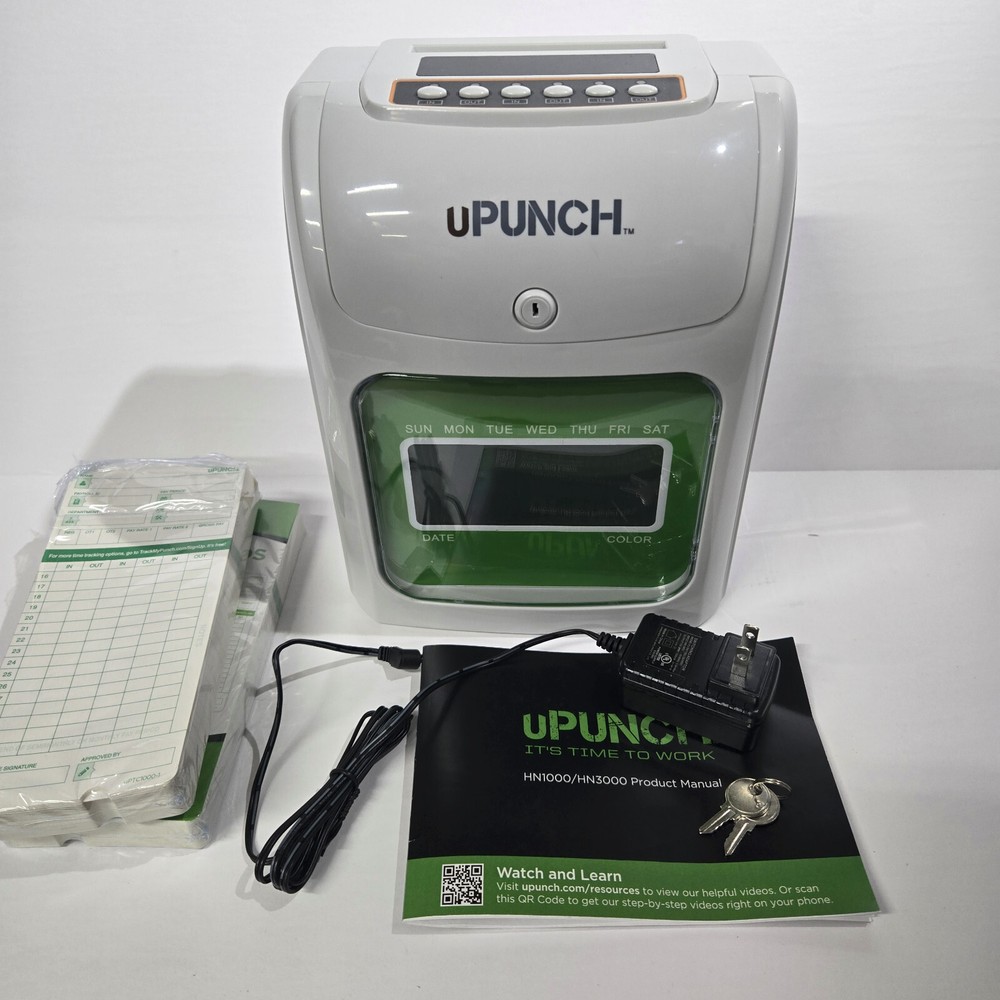 Upunch HN3000 Employee Time Clock Bundle
