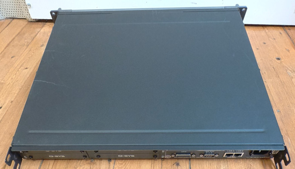 QSC Q-SYS I/O-FRAME - Network Interface w/ NO CARDS - USED