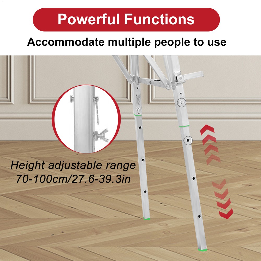 Portable Multipurpose Folding Scaffolding Work Platform Scaffold Tower Ladder