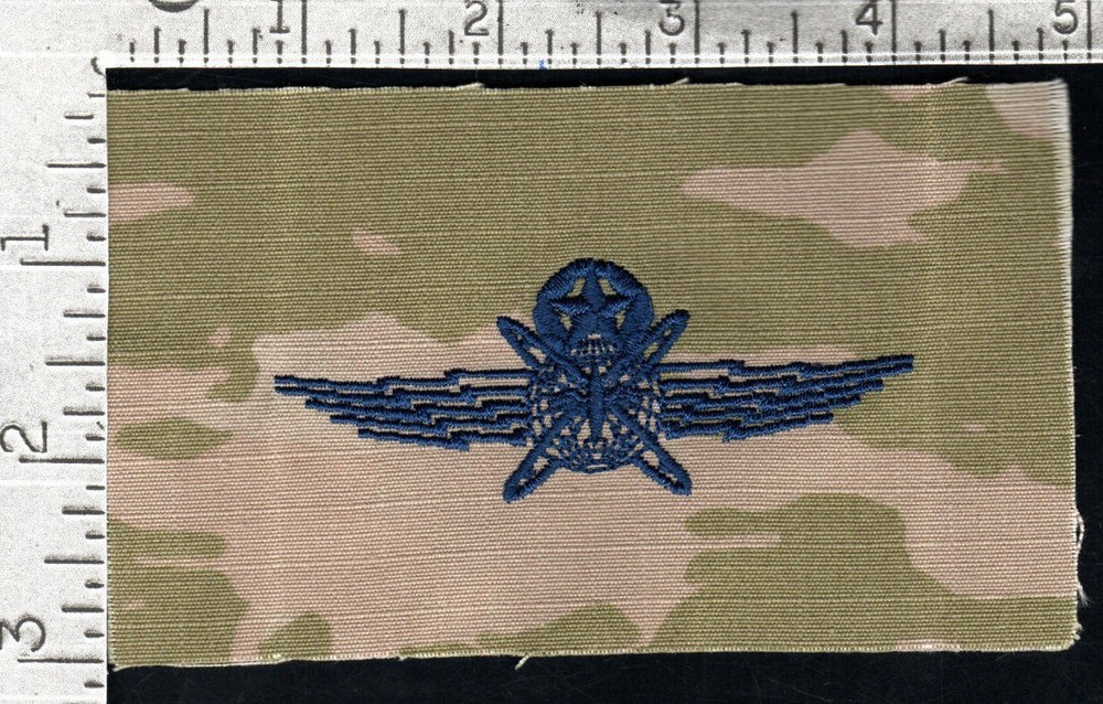 U.S. Space Force - Master Cyberspace Operator Badge (sewn-on type - OCP uniform)