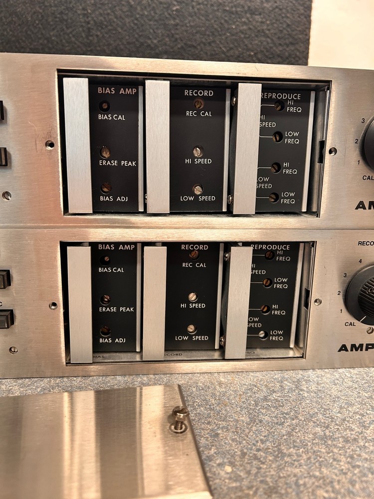 Ampex AG440C Complete Electronics Preamp modules with covers and transformers