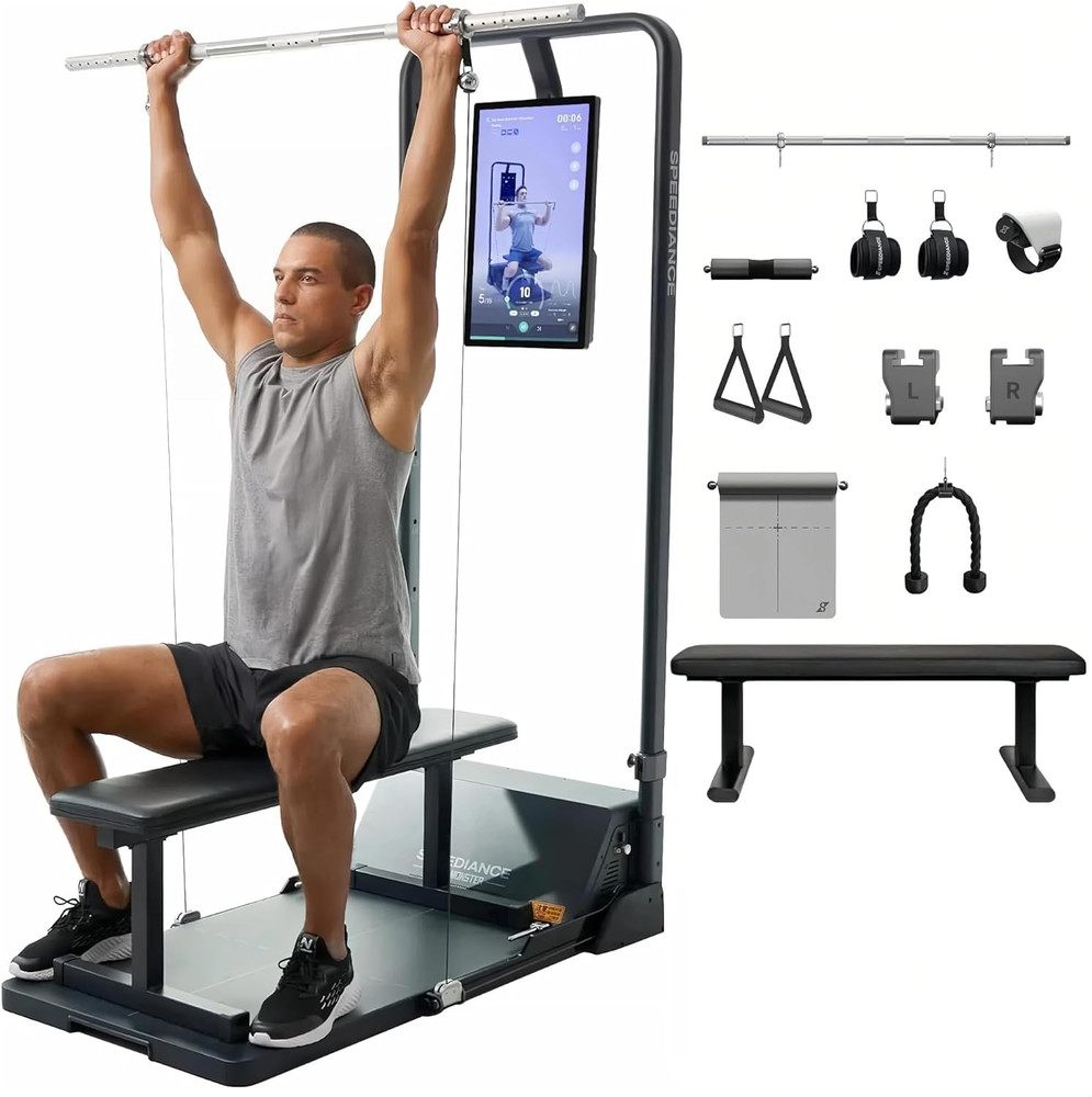 Gym Monster Smart Home Gym, Multifunctional Strength Training Machine, Smith Mac