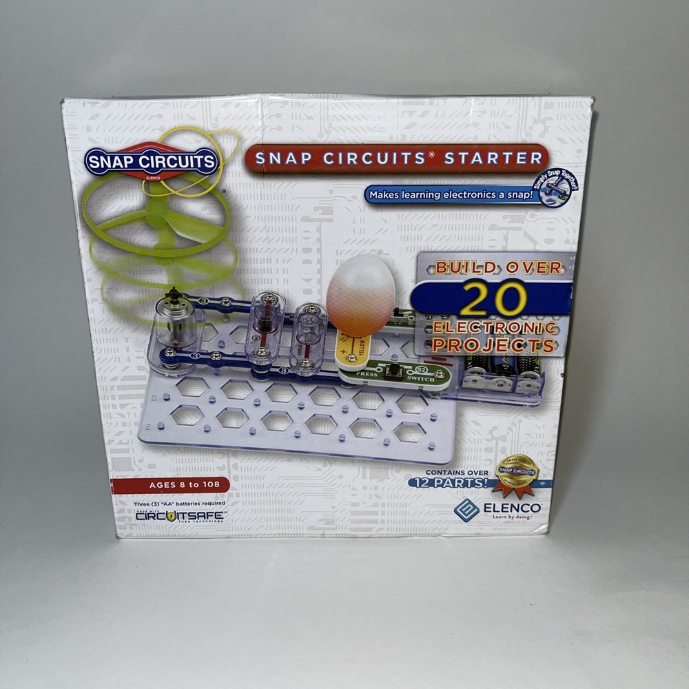 Snap Circuits Electronics Starter Kit STEM STEAM Elenco 20 Projects Education