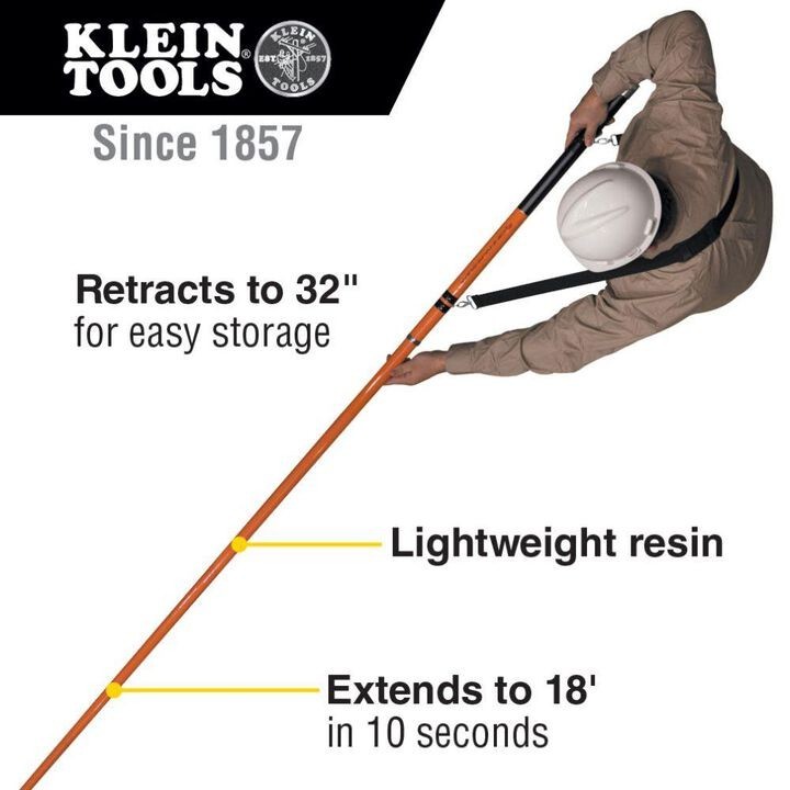 Klein Tools WIRESPANNER Plus Telescopic Pole-SRS56036