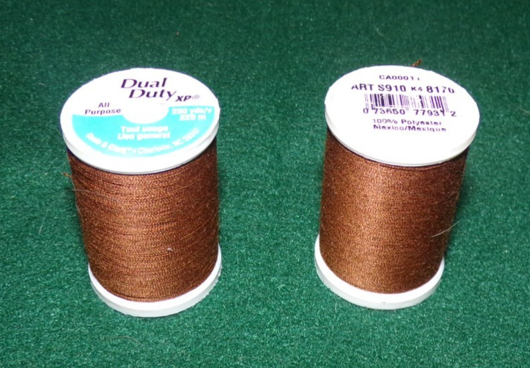 Dual Duty All Purpose Polyester Thread, 250 yards, Coffee (8170)