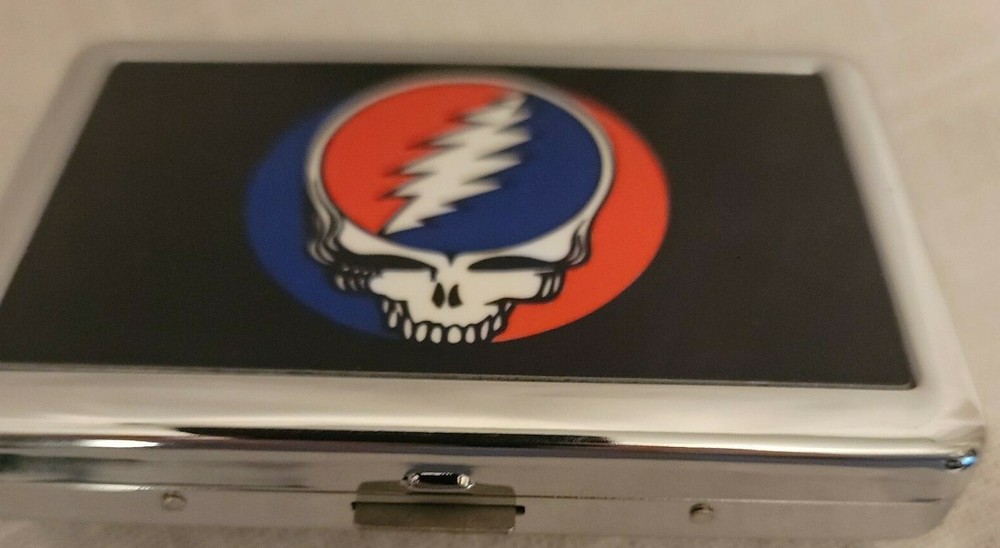 GRATEFUL DEAD STEAL YOUR FACE METAL ACCESSORY CASE