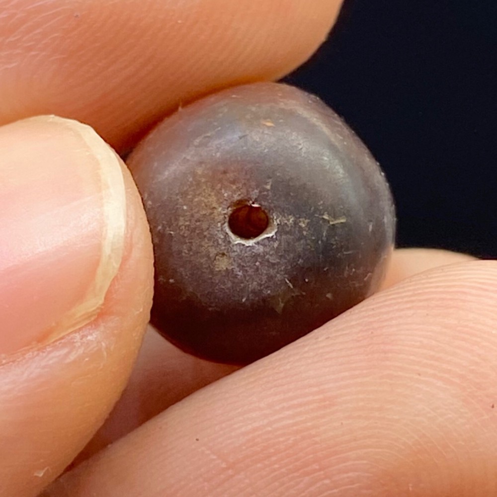 Large Authentic Ancient Tibetan Himalayan Agate Bead