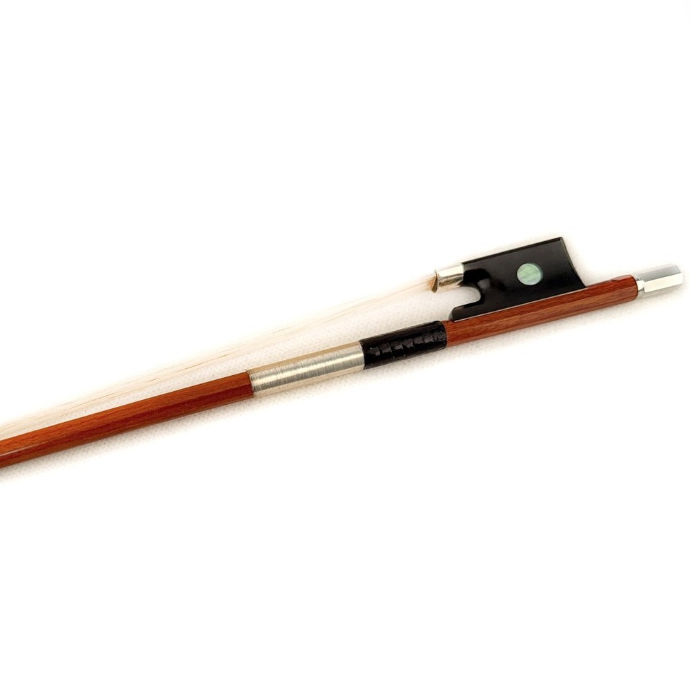 Joseph Martin Style Master Pernambuco Violin Bow 4/4 Ebony Big eye Frog Silver