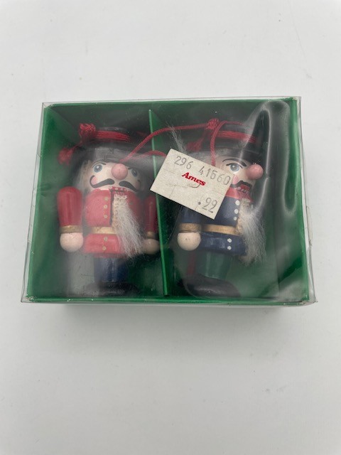 Vintage Ames Nutcracker Ornaments--2.5"
