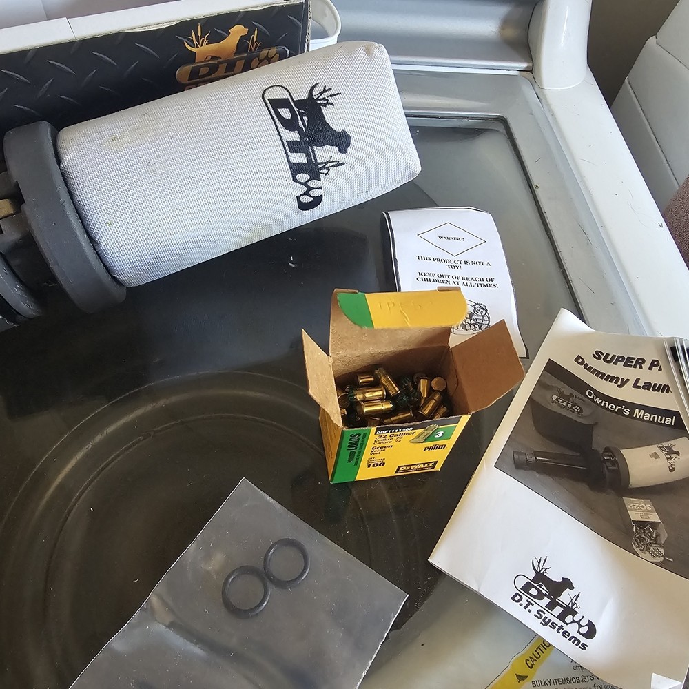 D.T. Systems Super-Pro Dog Training Dummy Launcher Kit Lightly Used