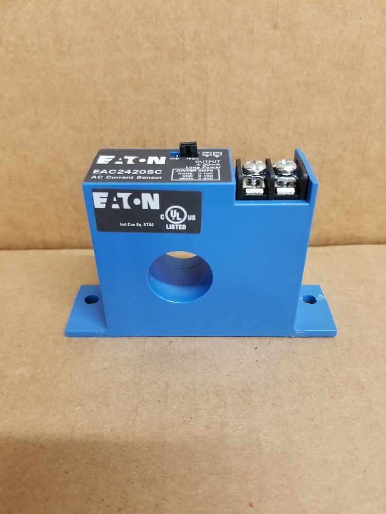 Eaton EAC2420SC   AC Current Sensor 24 VDC loop , powered w/ solid-core housing