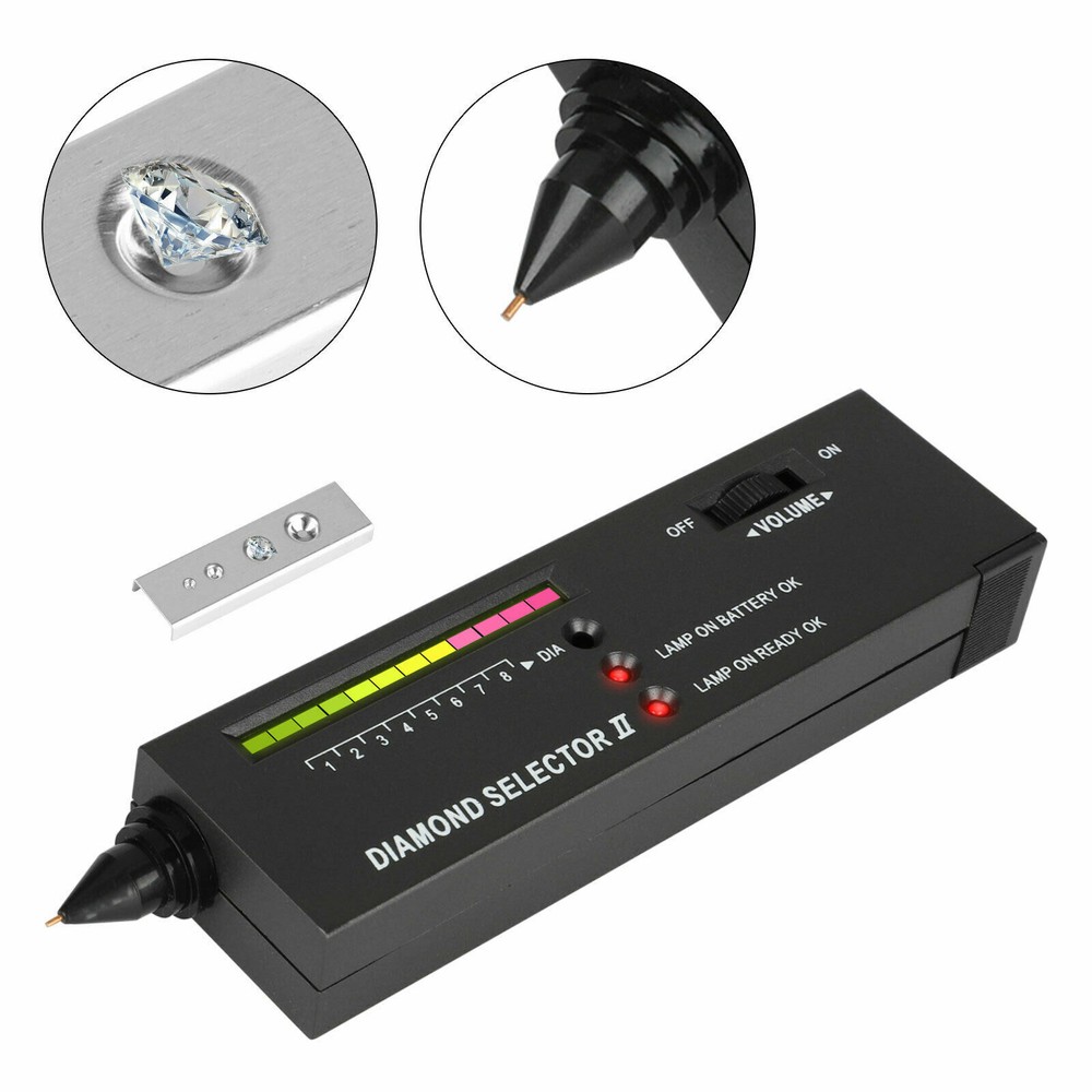 Testing Tool Kit Portable Diamond Tester Selector Illuminated Jewelry Gemstone