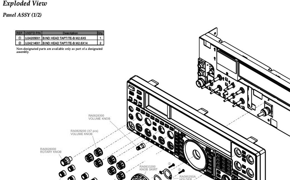 Yaesu FT-2000 FT-2000D Transceiver TECHNICAL SUPPLEMENT SERVICE MANUAL