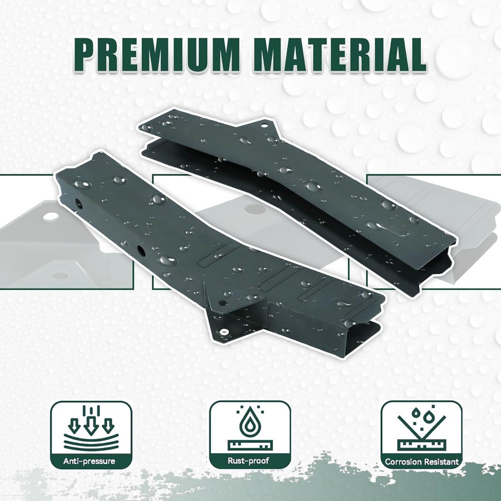 Mid Frame Rust Repair Kit + Frame Rust Repair Plate For Tacoma 96-04 Double Cab