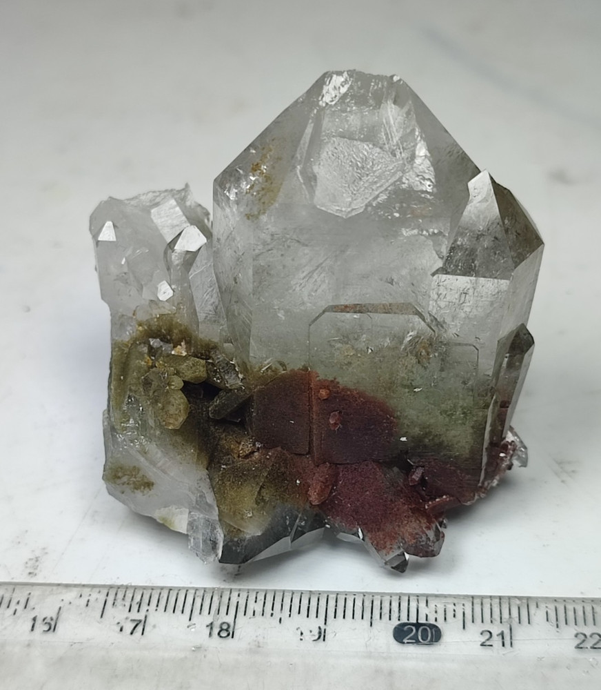 Chlorite Quartz Crystal Having Beautiful Growth-Pk